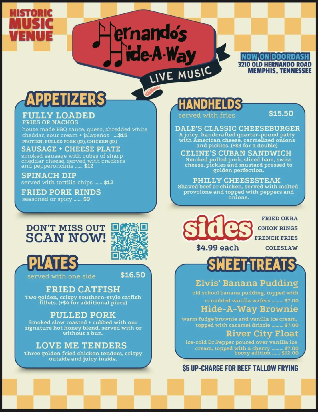 Food & Drink Menu Page 2